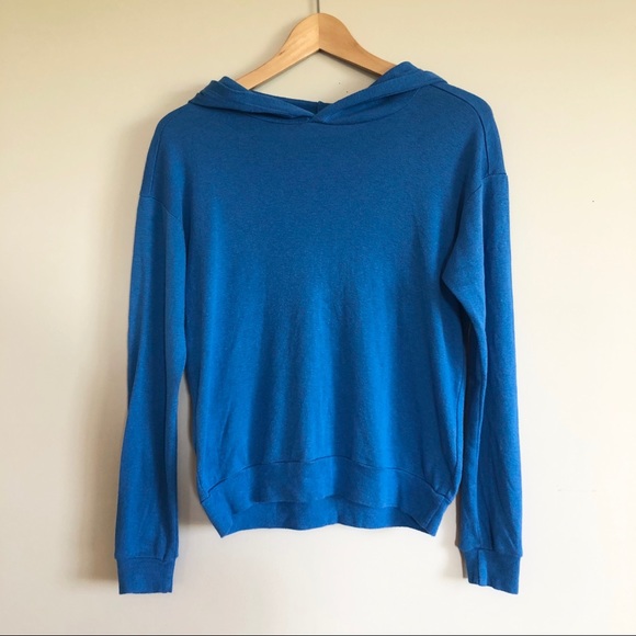 💜4/$20 Aritzia TNA Blue Hoodie - Picture 2 of 7